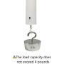 FENDISI Hanging Rotating Motor for Wind Spinner and Wind Chimes， Mobile Battery Operated Garden Decor Accessoy，Not Included Battery (1pcs White Motor)