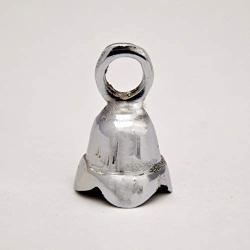 One Dozen 1.5 Inch High Silver Bells Wedding Motorcycle Chrome Plated Brass Bells