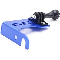 Evomosa Motorcycle Front Left Camera Support Bracket (Blue)