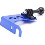 Evomosa Motorcycle Front Left Camera Support Bracket (Blue)