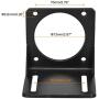 MECCANIXITY Motor Bracket Motor Mounting Holder 98.5x100x98.5mm Black for 86mm NEMA 34 Stepper Motor with Screws