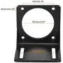 MECCANIXITY Motor Bracket Motor Mounting Holder 98.5x100x98.5mm Black for 86mm NEMA 34 Stepper Motor with Screws