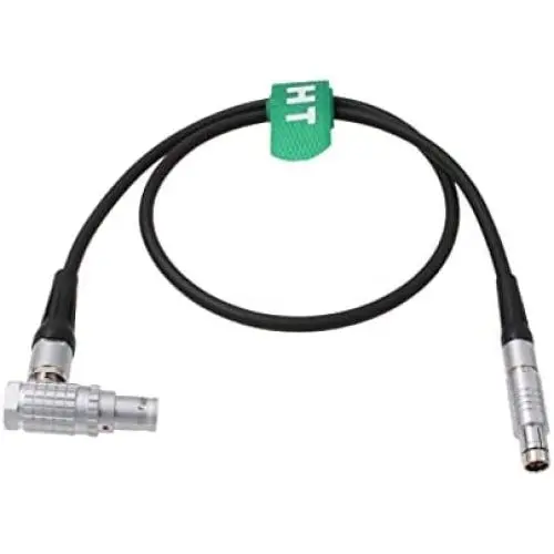 HangTon Right Angle 10 Pin to RS 3 Pin Power Run Stop Cable for Preston MDR3 MDR4 Motor to Sony Venice Alexa Camera 60cm