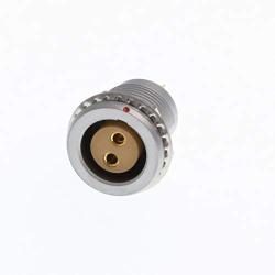 DRRI 0B Egg 2Pin Push Pull Circular Connector Egg.0B.302.CLL (2Pin, Socket)