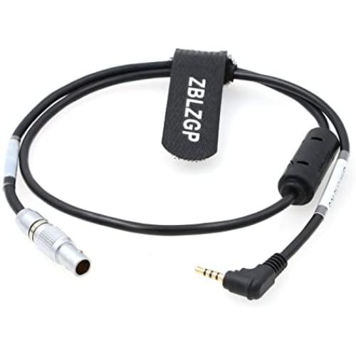 ZBLZGP Nucleus-M Motor Run Stop Cable LANC 2.5mm to 0B 7 Pin Male for Panasonic GH4 GH5 Camera