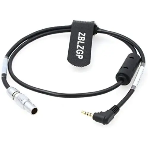 ZBLZGP Nucleus-M Motor Run Stop Cable LANC 2.5mm to 0B 7 Pin Male for Panasonic GH4 GH5 Camera