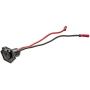 MotorGuide 8M4000954 Trolling Motor Power Receptacle, 2-Prong 12V, 24V or 36V Trolling Motors, for Bow-Panel Installation