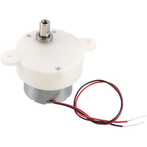 uxcell DC 6V 100 RPM High Torque Rotary Speed Cylinder Shape Deceleration Reducing Motor, 2-Wire Connecting