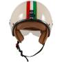 Open Face Helmet with Visor,Vespa Helmet 3/4 Motorcycle Helmet, Adults Retro Moped Helmets for Men Women, Half Face Motorbike Helmet for Vespa Scooter Chopper Jet Pilot Bobber, DOT Approved Helmet
