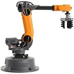wlkata Mirobot 6DoF Mini Industrial Robotic Arm Educational Kit Programmable Robotic Arm Lightweight Professional Desktop Robotic Arm for K12 or 3D Printer