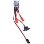 Vehicles-OCS Plastic 10A Brushed ESC Motor Speed Controller for RC Car Boat Tank Without Brake ESC for 1/16 1/18 1/24