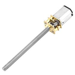 Fielect DC 12V 1000RPM N20 Speed Reduction Gear Motor with M4x55mm Lead Screw Thread Shaft for Electronic Toys Mechanical Arms, DIY Mobile Robot, Smart Cars Project 1Pcs