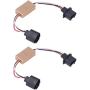 2Pcs LED Flash Strobe Controller, ABS Car Flasher Module for Motor Vehicles Electric Bicycles