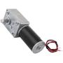sourcing map Worm Geared Motor DC 12V 10RPM 8mmx14mm D-Shape Shaft Electric Power Turbo Silver Tone