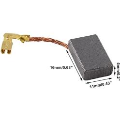 Bonsicoky 20Pcs Electric Carbon Brushes, Motor Brush Power Tool Replacement Part for Electric Drills, Polishers, Engravers (16mm x 11mm x 5mm)