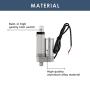 MYFULLY Electric Stroke Linear Actuator | DC 12V Heavy Duty 2 Linear Actuator Motor with Mounting Bracket 900N(225lbs) Max. Lift 10mm/s for Auto Car RV Electric Door Opener (50MM Stroke Length, 1)