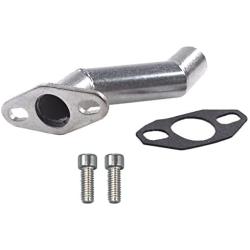 UAUS 32-40mm Silver Short Offset Intake Manifold Carburetor W/Gasket For 49cc 60cc 66cc 80cc Motorized Bicycle Bike