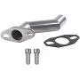 UAUS 32-40mm Silver Short Offset Intake Manifold Carburetor W/Gasket For 49cc 60cc 66cc 80cc Motorized Bicycle Bike