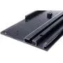 MotorGuide 8M0095973 Universal Quick-Release Bracket Top Plate for Electric Trolling Motors — Aluminum — Black