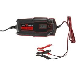 VoltForce 10A Battery Charger and Maintainer: Fully Automatic 6V and 12V Automotive Battery Charger for Cars, Motorcycle, ATVs, and More - Smart Battery Chargers VF-1004
