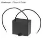 uxcell Ceiling Fan Capacitor CBB61 30uF 350V AC 2 Wires Metallized Polypropylene Film Capacitor 58x49x35mm for Electric Fan Pump Motor Generator