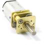 sourcing map Reducer Gear Motor GA12-N20 DC 12V 148r/min Speed for Electric Lock Silver Tone