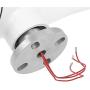 1600W Small Wind Generator Turbines Kit Wind Turbine Businesses 3 Blades Power Parts for Marine Home Charging(12V white)