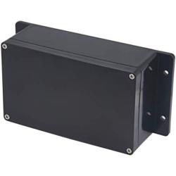 Otdorpatio Junction Box IP65 Waterproof ABS Plastic Electrical Project Case Power Junction Boxes, Project Box with Fixed Ear Black 7.87 x4.72 x2.95 inch (200x120x75 mm)
