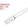 uxcell Normally Close Temperature Switch, 50℃ N.C 2A Thermal Switch Thermostat Temperature Control Switch 2pcs
