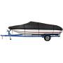 iCOVER Trailerable Boat Cover- 14-16 Waterproof Heavy Duty Marine Grade Canvas Fits V-Hull-Fish&Ski-Pro-Style-Fishing Boat-Runabout-Bass Boat- up to 14ft-16ft Long and 68