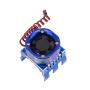 RC Motor Heatsink with 21000 RPM Cooling Fan, Aluminum Motor Radiator with RGB Brushless Engine Motor Heat Sink for 1/8 1/10 Car Truck Buggy SCX10, Tamiya ARRMA Axial TRAXXAS RC Car 4274 4268 Motor