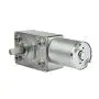 XHSP High Torque Turbo Geared Motor, JGY-370 12V 10rpm DC Worm Gear Motor- Small Electric Motor Low RPM Reducer Self-Locking Motor for DIY Mini Geared Motor