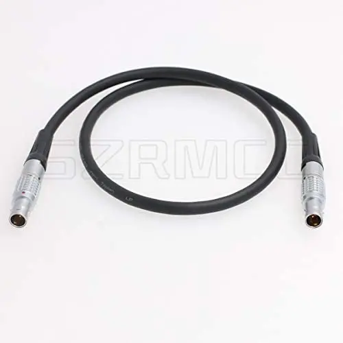 SZRMCC Nucleus-M 0B 7 Pin Male to 0B 7 Pin Male for Wireless Follow Focus Motor Connection Control Cable Daisy-Chained to 7-pin (Straight-Straight 50cm)