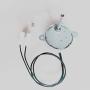 2PCS TYC-40 AC 12V 50/60Hz Synchronous Motor 5RPM CW/CCW 1-2W for LED Decoration Christmas Ornament (Shaft Length 33mm)
