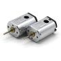 Jinchao-Dc Motor 2set/Pack Micro DC Motor, N21 3V 17000RPM, with Black Red Propeller Model Airplane Helicopter Fan DIY Parts, Easy to Install (Speed(RPM) : Black Prop Motor)