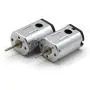Jinchao-Dc Motor 2set/Pack Micro DC Motor, N21 3V 17000RPM, with Black Red Propeller Model Airplane Helicopter Fan DIY Parts, Easy to Install (Speed(RPM) : Black Prop Motor)