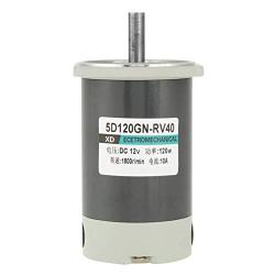 Crazy Sales DC 12V/24V 120W RV40 SelfLocking Worm Gear Motor Speed Reducer AdjusMotor (12V)