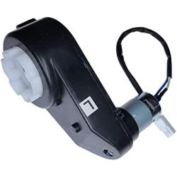 CIFDIAR Front Left Side 24V Gearbox Motor with Connection Cable for Torex UTV 4x4 by Huffy Kids Ride On Car