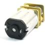 sourcing map Reducer Gear Motor GA12-N20 DC 12V 148r/min Speed for Electric Lock Silver Tone