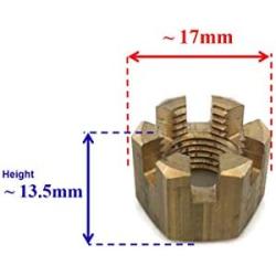 ITACO Boat Motor Propeller Nut 09140-08016 09140-08023 09141-12005 09159-12014 for Suzuki Outboard DT DF 4HP - 40HP 2/4-stroke Engine