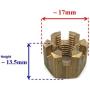 ITACO Boat Motor Propeller Nut 09140-08016 09140-08023 09141-12005 09159-12014 for Suzuki Outboard DT DF 4HP - 40HP 2/4-stroke Engine