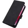 LEMAXELERS Wallet Case for Motor G Power 2022, Motor G Power 2022 Case Magnetic PU Leather Flip Case with Card Holders Kickstand Case Shockproof Protection Case for Motorola G Power 2022 Black YB2