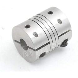 3Pcs 6.35x8mm Flexible Couplers CNC Motor Jaw Shaft 6.35mm To 8mm Aluminum Flexible Couplings Stepper Motor Connector D25L30 Fo CNC Router Milling Engraving Machine