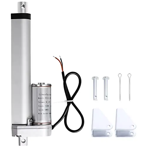 Actionneur Linéaire pour Cerveau 12V 4 pouces 1500N 330lbs 100mm Multi-Fonction Utilisé pour Suivi Solaire, Lit Massant Réglable, Suivi Solaire de Terrain, Tracteur à Neige Actionneur Linéaire pour Cerveau 12V 4 pouces 1500N 330lbs 100mm Multi-Fonction Utilisé pour Suivi Solaire, Lit Massant Réglable, Suivi Solaire de Terrain, Tracteur à Neige