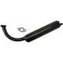 sthus 40mm Black Muffler Stock Exhaust Pipe for 49cc 50cc 60cc 66cc 80cc Motorized Bicycle 2-Stroke