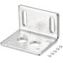 MECCANIXITY Motor Bracket Motor Mounting Holder 30x46x38mm Silver Tone for Worm Gear Motor with Screws