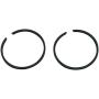 JRL 2 Pc Piston Ring KIT Fit 2-Stroke 40mm Piston 49cc 50cc Motorized Bicycle Bike