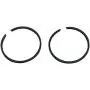 JRL 2 Pc Piston Ring KIT Fit 2-Stroke 40mm Piston 49cc 50cc Motorized Bicycle Bike