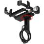GUB Plus 6H Bicycle & Motorcycle Phone Mount, Aluminum Alloy Bike Phone Holder with 360° Rotation for iPhone 11 Pro Max X XR Xs 7s 8 Plus, for Samsung Note10/9 GPS Mount 4.0 to 7 Inch (Black)