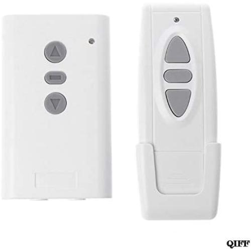 Calvas Motor Controller AC 220V Wireless Remote Control Switch 433MHz UP Down Stop Tubular Forward Reverse TX RF APR28